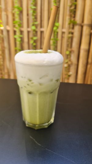 Iced Matcha Latte at TAB - TakeABreak in Porto