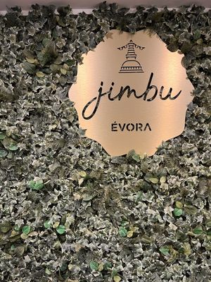 Entrance signage   at Jimbu in Evora