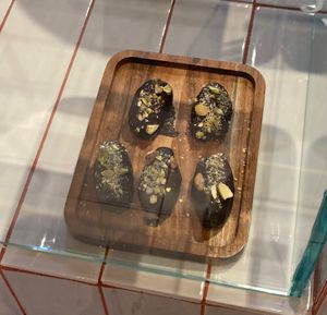 Vegan medjool dates at Beik Beik in Madrid