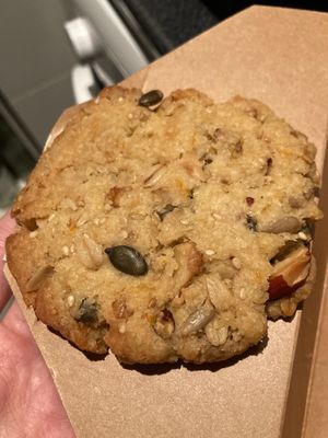Vegan cookie at Beik Beik in Madrid