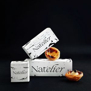 Vegan pastel de nata - tradicional and cookie cheesecake flavor at Nat'elier | Pastel de Nata in Lisbon