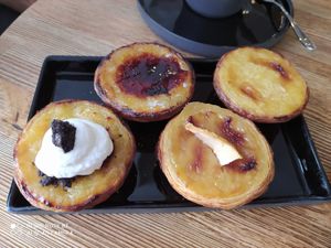 All vegan nata options at Nat'elier | Pastel de Nata in Lisbon