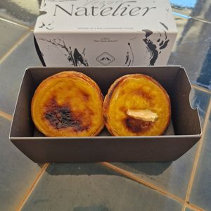 traditional and apple cinnamon at Nat'elier | Pastel de Nata in Lisbon