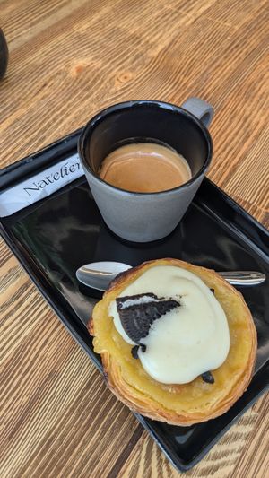Pastel de Nata (Cheesecake) at Nat'elier | Pastel de Nata in Lisbon