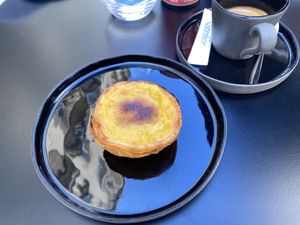 Pastel de Nata vegan  at Nat'elier | Pastel de Nata in Lisbon