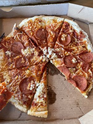 Pizza 🍕   at Domino's Pizza in Koblenz