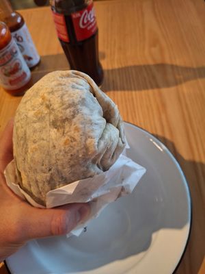 Burrito, definitely filling at Chupenga - Friedrichstrasse in Berlin