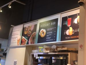 menu board at WellSmoocht in West Singapore