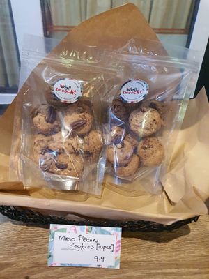 Miso Pecan Cookies.~ at WellSmoocht in West Singapore