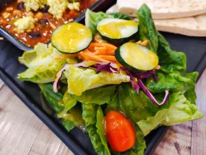 Salad at WellSmoocht in West Singapore