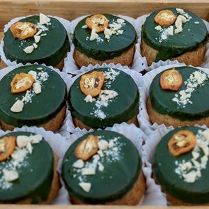 Orange Matcha White Chocolate Cake at WellSmoocht in West Singapore