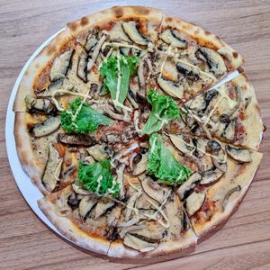 Cheezy Mushroom Pizza at WellSmoocht in West Singapore