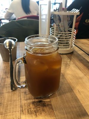 Passion fruit tea  at WellSmoocht in West Singapore