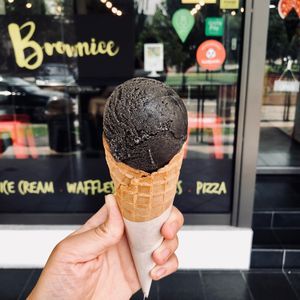 Xiao Hei, Black Sesame ice cream  at WellSmoocht in West Singapore