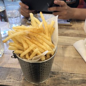 Truffle fries at WellSmoocht in West Singapore
