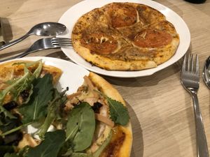 Pizzas at WellSmoocht in West Singapore