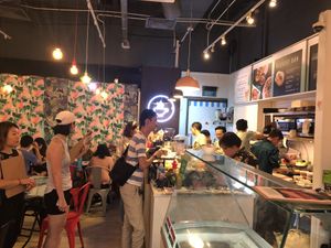 store interior at WellSmoocht in West Singapore