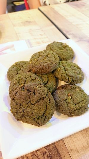 matcha cookies at WellSmoocht in West Singapore