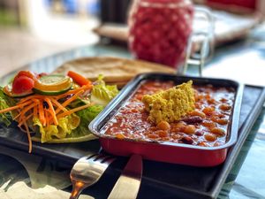 The shakshuka  at WellSmoocht in West Singapore