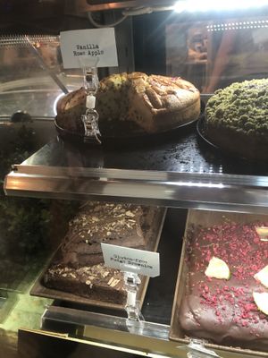 rustic bakes - vanilla rose apple and gluten-free fudge brownies  at WellSmoocht in West Singapore