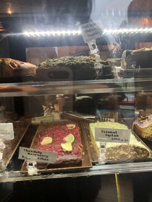 rustic bakes - black sesame matcha crumble, chocolate raspberry citrus and coconut lychee lime at WellSmoocht in West Singapore