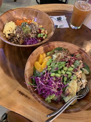Olive Buddha bowl + Manja Ninja at WellSmoocht in West Singapore