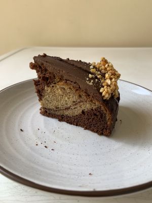 Chocolate ganache banana cake!  at WellSmoocht in West Singapore