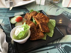 Tempeh dish at WellSmoocht in West Singapore