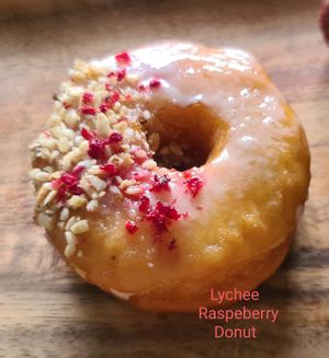 Lychee Raspberry Donut at WellSmoocht in West Singapore