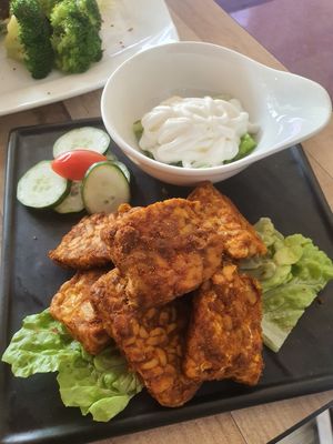 Tempeh Partay ~ Curried Tempeh ~ Housemade Truffle Mayo ~Circuit Breaker Period Phrase 2 at WellSmoocht in West Singapore