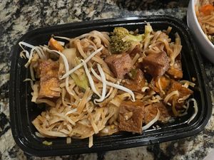 Vegan Pad Thai w/ veggies and tofu   at Bamboo Bistro in Westbrook