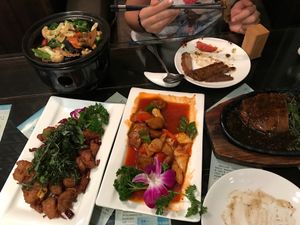 Yummy food at Vegetarians Story Restaurant in Suzhou