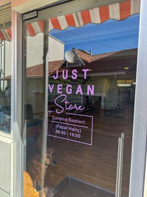   at Just Vegan Store in Istanbul
