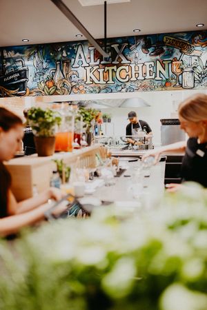 Bar at Alex Kitchen in Flensburg