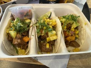 Jackfruit tacos   at Taco Love in Davie