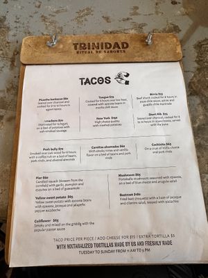  at Trinidad Ritual de Sabores in Mexico City