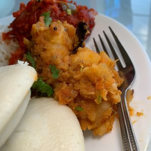 Potato Fry at their Weekend Lunch Buffet at Hillside Indian Cuisine in Portage