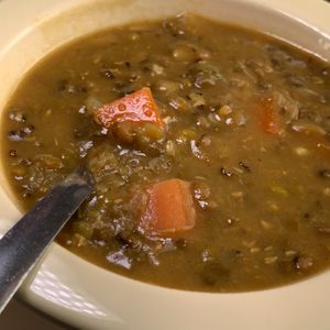 Lentil Soup at the Weekend Lunch Buffet at Hillside Indian Cuisine in Portage