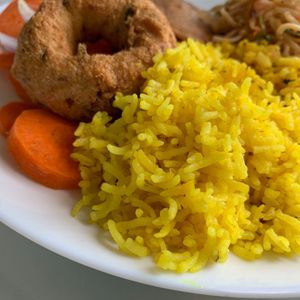 Lemon Rice (part of their weekend buffet) at Hillside Indian Cuisine in Portage