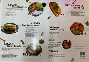 Menu  at Vie Vegan @ Encore Pizza in Footscray