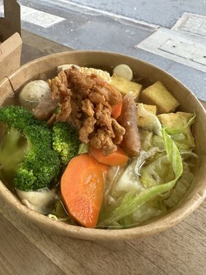 Delicious pho  at Vie Vegan @ Encore Pizza in Footscray