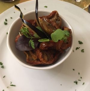 dried tomato platter at Ratatouille in Turin