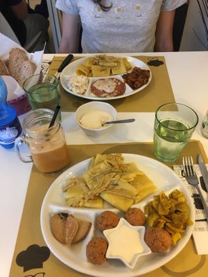 Lunch variety 💓 at Ratatouille in Turin