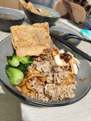 Spicy Numb Yuba Dry Ban Mee ~ 25/7/24 at Saute & Mee in Northeast Singapore