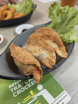 Fried Dumplings ~ 1/8/24 at Saute & Mee in Northeast Singapore