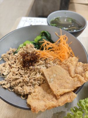 Yuba Kolo Mee ~ 1/8/24 at Saute & Mee in Northeast Singapore