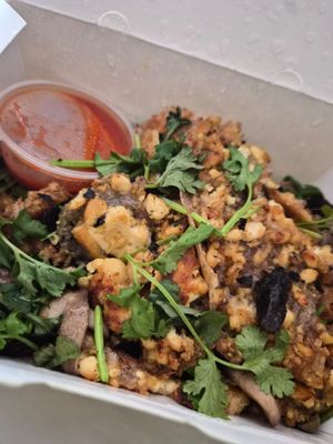 Vegan orh luak, take away also good 👍 at Saute & Mee in Northeast Singapore