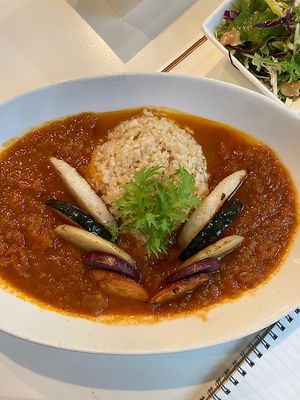 Tomato curry at Private Lodge in Kumamoto