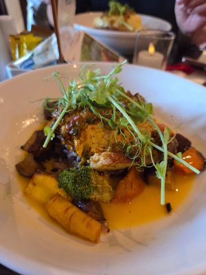 Chimichurri tempeh at Roam West in Fort William