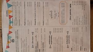 Drinks menu (they also have a separate coffee menu) at Amaranta Cocina Consciente in Medellin